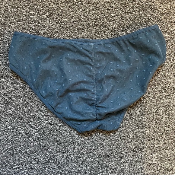 Lou Paris Perfect Blue Polka Dot Bra and Underwear Set NWT - Picture 9 of 10